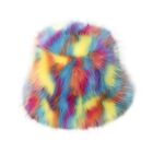 Unisex Faux Fur Cap Soft Winter Fisherman Hat Furry Winter Hats Foldable