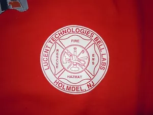 LUCENT TECHNOLOGIES BELL LABS FIRE DEPARTMENT SWEATSHIRT MENS XL NWT HOLMDEL NJ - Picture 1 of 4