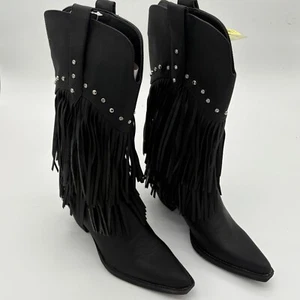 Roper Women's Rhinestone Fringe Western Boots 6.5 NEW - Picture 1 of 7