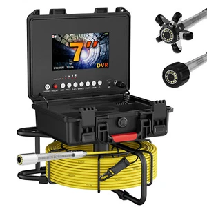 30m Sewer Pipe Inspection Camera Drain Sewer Pipeline Industrial Endoscope 7'' - Picture 1 of 16