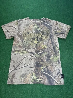 Camiseta mediana Y2K Realtree camuflada Kevin Harvick Nascar Chase Authentics para hombre  Foto 1 de 4