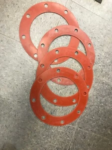Lot Of 4 TRAVERSE CITY FIRE HYDRANT PART Barrel Gasket For 5-1/4” MVO 1/8” Pt 17 - Picture 1 of 9