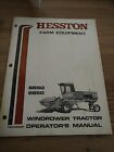 Hesston 6550 6650 Windrowers Original Operators Manual