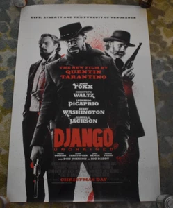 Django Unchained 27" X 41" One Sheet Movie Poster Jamie Foxx Dicaprio Tarantino - Picture 1 of 3