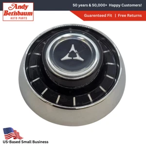 1963 Dodge Polara 330 440 Chrome Horn Ring Ornament 2401208 NOS - Picture 1 of 4