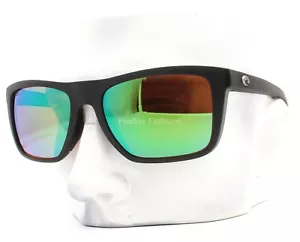 Gafas de sol Costa Del Mar Mainsail mate negro verde polarizadas lentes de polietileno con estuche - Imagen 1 de 8