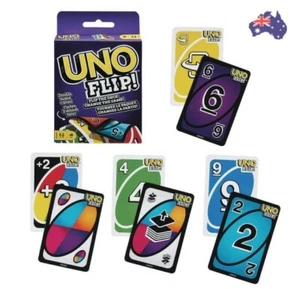 UNO FLIP! Double Sided CARD GAME Family Fun 7+ Years - Picture 1 of 7