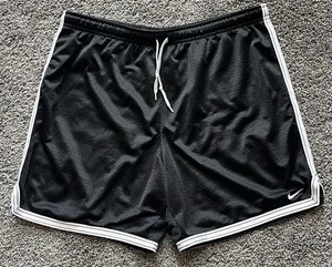 Nike Mens Medium Striped Black Basketball Shorts - Picture 1 of 7