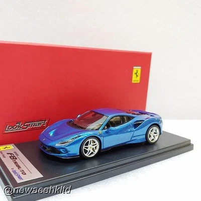 Ferrari F8 Tributo Blue Corsa Looksmart 1/43 #LS503B - Image 1 of 2