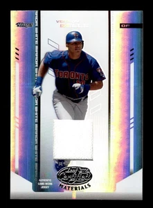 2004 Leaf Certified Materials #186 Vernon Wells Mirror Fabric White #/200 - Picture 1 of 2