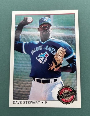 1993 O-Pee-Chee Baseball Dave Stewart #45 Toronto Blue Jays - Image 1 of 2