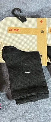 Nuevos calcetines medianos Specialized SL para mujer negros XS/SM 64717-0201 nailon/spandex Foto 1 de 3