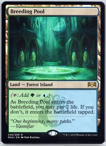 MTG Breeding Pool #246 Ravnica Allegiance Regular Rare Magic Card TCG CCG NM - Picture 1 of 2