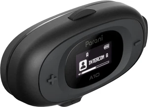 Auricolare Con Interfono per Moto Parani A10 (Microfono Con Asticella), Nero - Foto 1 di 12