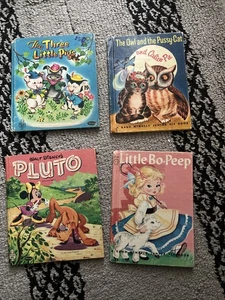 kids vintage book lot of 4 - Picture 1 of 5