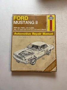 Ford Mustang 1974-1978 Shop Service Repair Manual Wiring Diagrams Engine Body AC - Picture 1 of 7