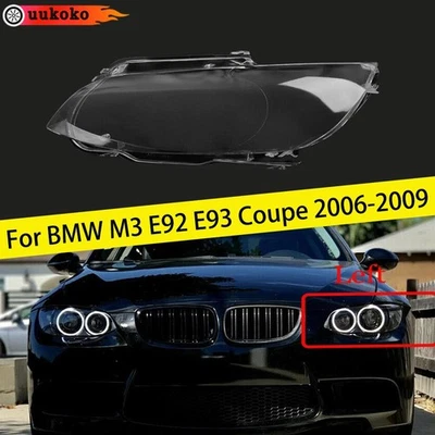 Left Headlight Shell Transparent Lens Cover For BMW M3 E92 E93 Coupe 2006-2009 Foto 1 de 4