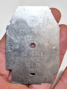 Vintage 1963 HO Gauge NMRA MARK IV Standards Gage Tool Track Wheels Couplers +++ - Picture 1 of 3