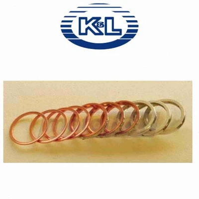 K&L Supply Muffler Connector Gaskets for 1984-1985 Honda XR250R - Exhaust pw - Imagem 1 de 4