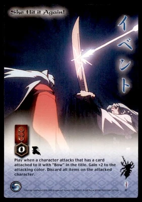 2005 Inuyasha TCG Kijin She Hit it Again! Japanese #31 - Image 1 of 2