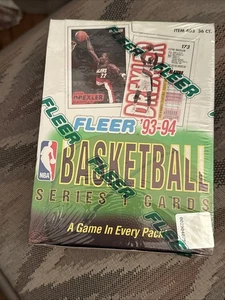 Fleer Serie 1 1993-94 Baloncesto Hobby Box Sellado en Caja 36 Paquetes - Imagen 1 de 6