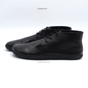 Size 12 US / 45 EU Men's Vivobarefoot Gobi Lux Leather Barefoot Boots Obsidian - Picture 1 of 9