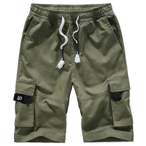 Mens Cargo Shorts Cotton Assorted Styles - Multi-Pocket Camo Shorts Loose Fit - Picture 1 of 11