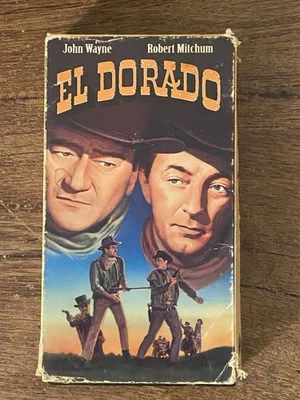 El Dorado VHS John Wayne 1966 Paramount Robert Mitchum James Cain Foto 1 de 3