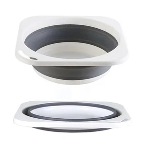 Collapsible Plastic Wash Basin 5L(1.4 Gallon), Kitchen Dishpan, Floding Small... - Picture 1 of 6