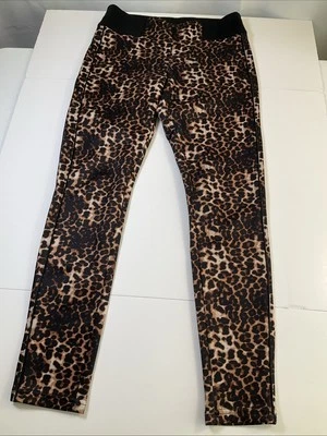 Anna & Ava Mujer Leggings Estampado Leopardo Marrón/Negro Talla-M #0200 Foto 1 de 4