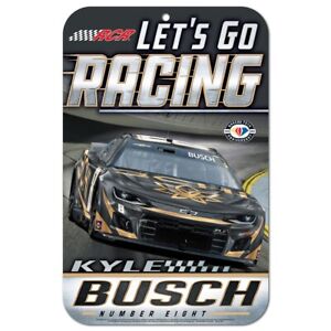 Kyle Busch 2023 Wincraft #8 3CHI/RCR 11x17 Let's Go Racing Sign