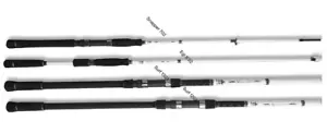 Timber Wolf White Nano Snapper 6-8kg 2pc spinning rod 70268 - Picture 1 of 2