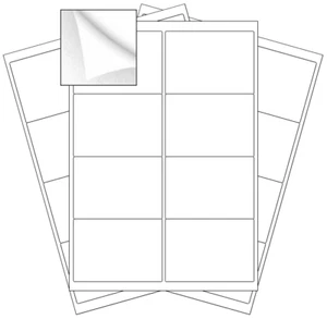 Etiquetas de impresora A4 extraíbles blancas | pegatinas fáciles de pelar | etiquetas pelables en blanco - Imagen 1 de 26