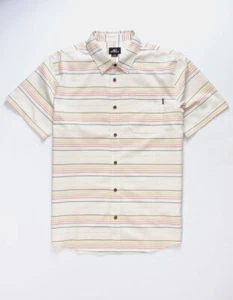 O'NEILL Boy's S/S Button Shirt DEXTER - Sand - Large - NWT - Picture 1 of 1