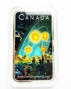 Canada 2019 20 $ Shag Harbour UFO incidente 1 oz moneta d'argento Royal Canadian Mint - Foto 1 di 6