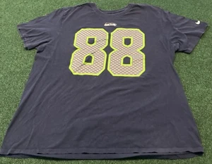 NFL Nike Men’s Seahawks Jimmy Graham #88 T-Shirt Short Sleeve Size XXL Blue - Picture 1 of 6