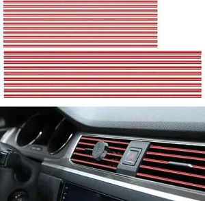 Lüftungsschlitz Auto 20 Stück Zubehör Innenraum Zierleisten Klimaanlage - Bild 1 von 7
