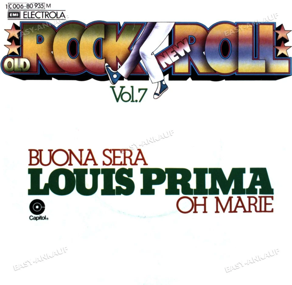 Louis Prima - Buona Sera / Oh Marie GER 7in 1973 (VG/VG) . - Image 1 of 1