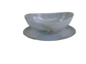 Mid-Century MCM Gravy Dish Boat Attached Underplate Winterling Bavaria Germany - Picture 1 of 2