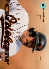 1995 Emotion Baltimore Orioles Baseball Card #7 Rafael Palmeiro