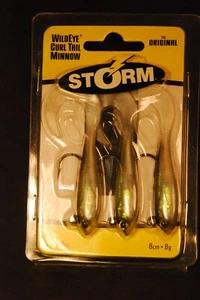 Storm Wild Eye Curl Tail Minnow Das Original 1/8 Oz. "3" - Bild 1 von 1