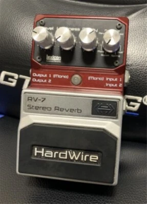 Digitech RV-7 HardWire Digital Reverb Stereo Guitar Effect Pedal Good - Image 1 of 4