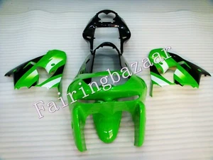 Fit for ZX9R 1998 1999 Green Black White ABS Injection Bodywork Fairing Kit - Foto 1 di 9