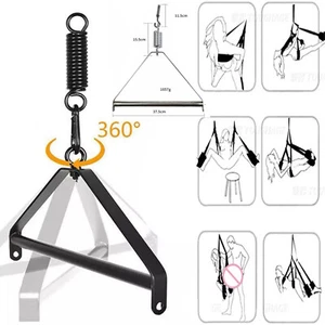 Stainless Steel Triangle Frame Spring for 360 Spinning Sex Swing Chair Love Aid - Picture 1 of 24