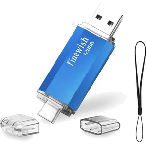 128GB USB C Flash Drive – Schnell und vielseitig für Smartphones und Laptops - Bild 1 von 2