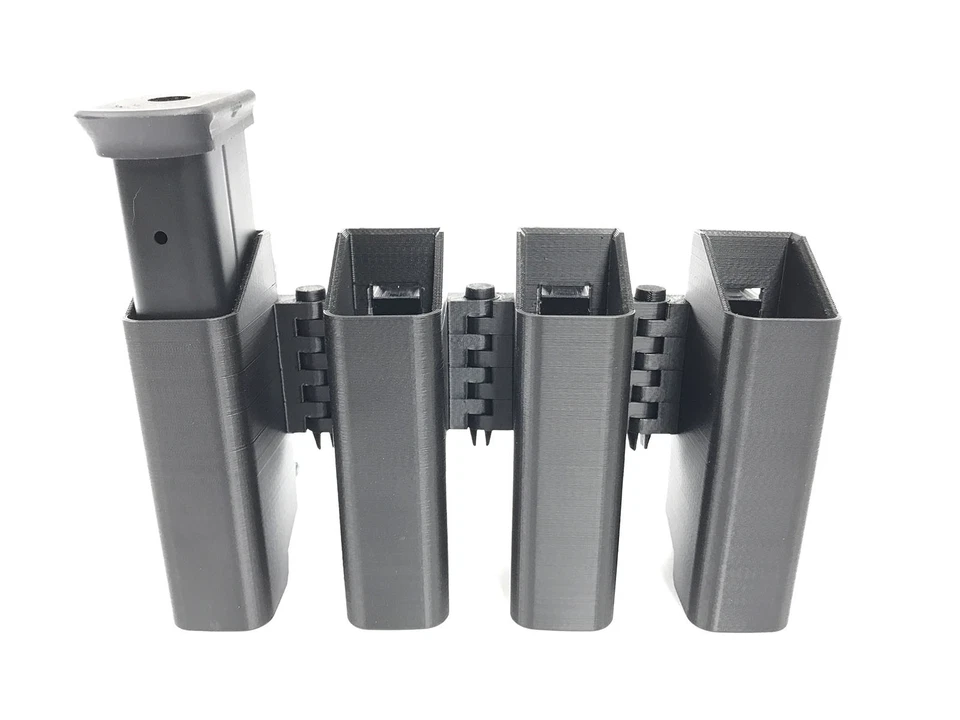 eAMP Enforcer - Remington 1911 R1 .45 (Double Stack) Quad Mag Pouch - MagP0475-D - Image 1 of 1