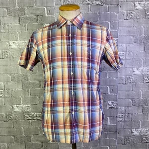 Madras Plaid JOURNAL STANDARD Made in Japan 100% Cotton Button Up Shirt - Picture 1 of 9
