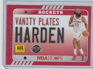 JAMES TOUGH 2020-21 HOOPS VANITY PLATES INSERT - SCHNAPPEN SIE SICH JETZT DIESE COOLE KARTE!!! - Bild 1 von 12