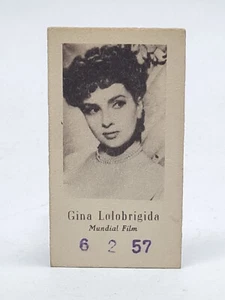 Seltenes portugiesisches Originalticket alter Waagen der Apotheke Gina Lolobrigida 1957 - Bild 1 von 3