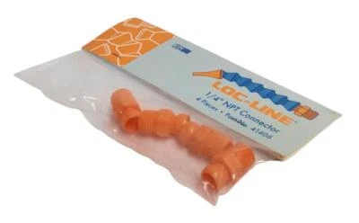 Lot of (2) Loc-Line 41406 1/4" NPT Connect - Pack of 4